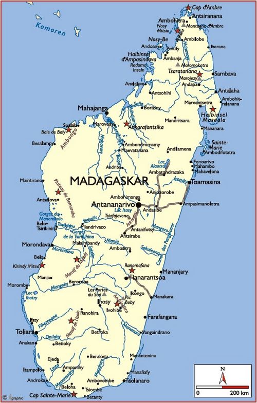 Madagaskar rejsebog, rundtur og badning Madagaskar